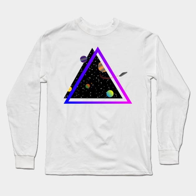 LANDSCAPE OF THE MINIMALIST SPACE Long Sleeve T-Shirt by SAMUEL FORMAS